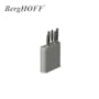 Berghoff Non-Slip Plastic Knife Block with 6 PC Soft Grip Stainless Steel Knives - 3