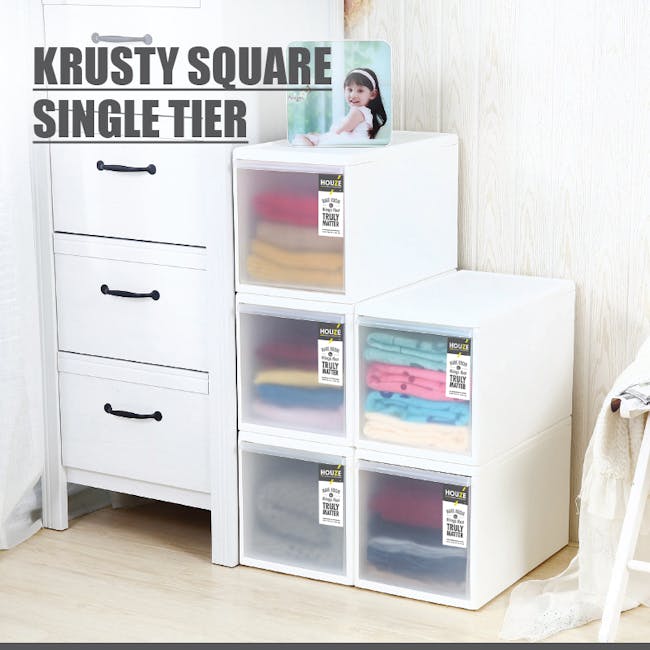 Krusty Square Single Tier Drawer - Tall - 2