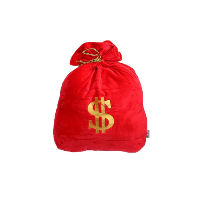 Red Money Bag Cushion - 0