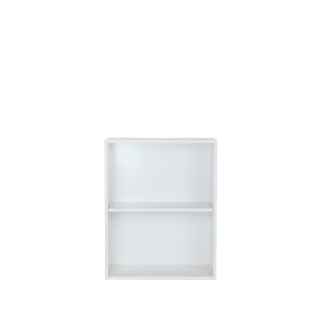 Hitoshi 2-Tier Bookshelf - White - 0