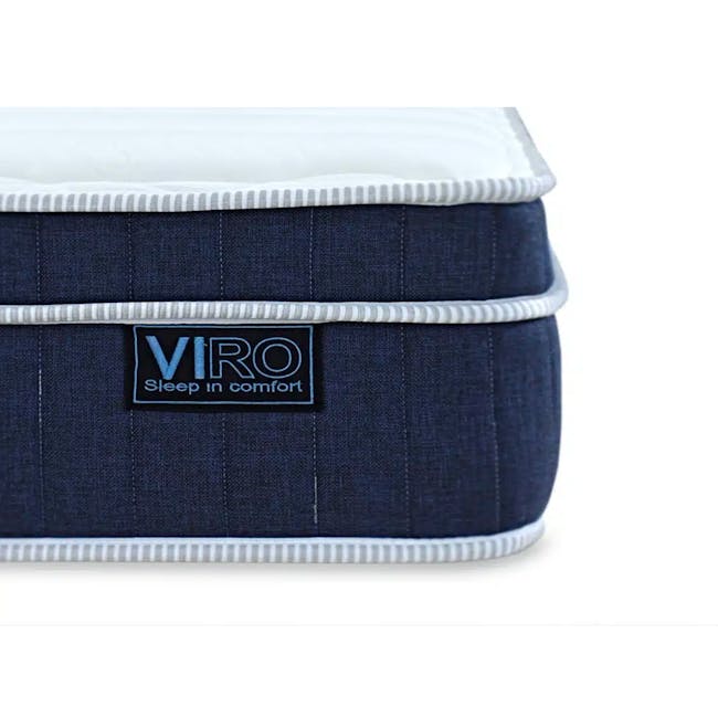VIRO iCool Comfort Mattress  Pocketed Spring 27cm Mattress - Medium Firm (4 sizes) - 8