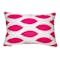 Ikat Rectangle Cushion - Pink - 0