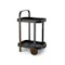 Bellwood Serving Cart - Black, Walnut