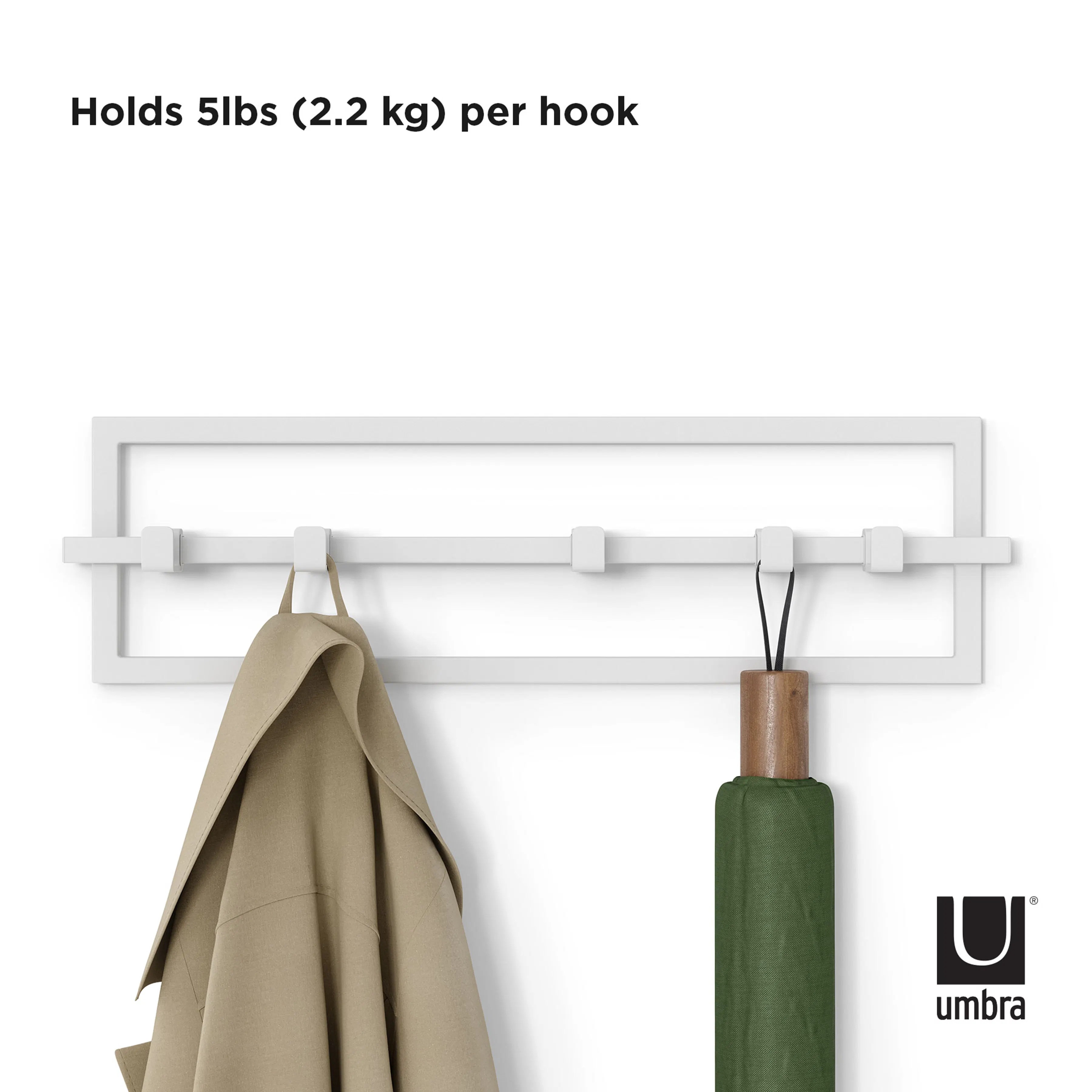 Cubiko Wall Hook - White - 7
