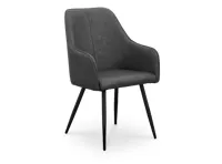 Charlie Dining Armchair - Grey (Faux Leather)