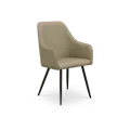 Charlie Dining Armchair - Taupe (Faux Leather)