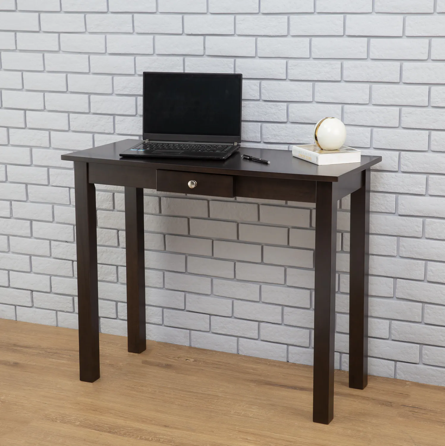 (As-is) Nancy Console Table 0.9m - Dark Chestnut - 7 - 7