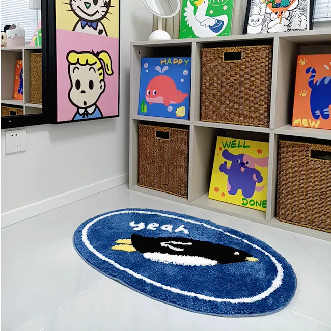 Yeah Penguin Bath Mat - 3