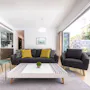 Hana 3 Seater Sofa with Hana 2 Seater Sofa - Charcoal - 7