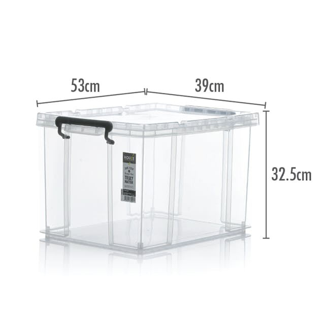 HOUZE Strong Box with Lid - 42L - 3