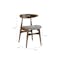 Tricia Dining Chair - Oak, Cream (Faux Leather) - 9
