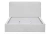Aeva Queen Bed - Grey Boucle (frame only)