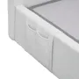 Aeva Queen Bed - Grey Boucle (frame only) - 7