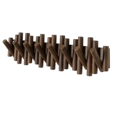 Picket 8 Wall Hook - Aged Wallnut