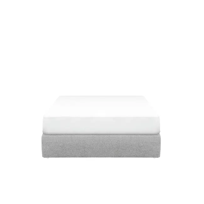 Vera Super Single Box Bed - Stone (Faux Leather) - 2