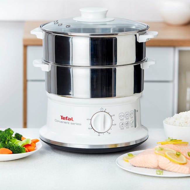Tefal Stainless Steel Convenient Steamer VC1451 - 3