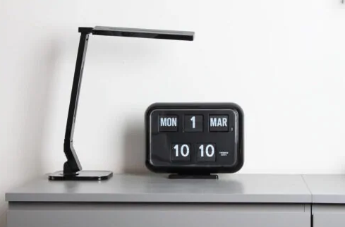 TWEMCO Big Calendar Flip Wall Clock Black, TWEMCO HipVan