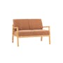 Mendo 2 Seater Sofa - Coral (Fabric) - 1
