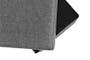 Domo Foldable Storage Bench Ottoman - Grey - 2