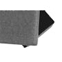 Domo Foldable Storage Bench Ottoman - Grey - 2