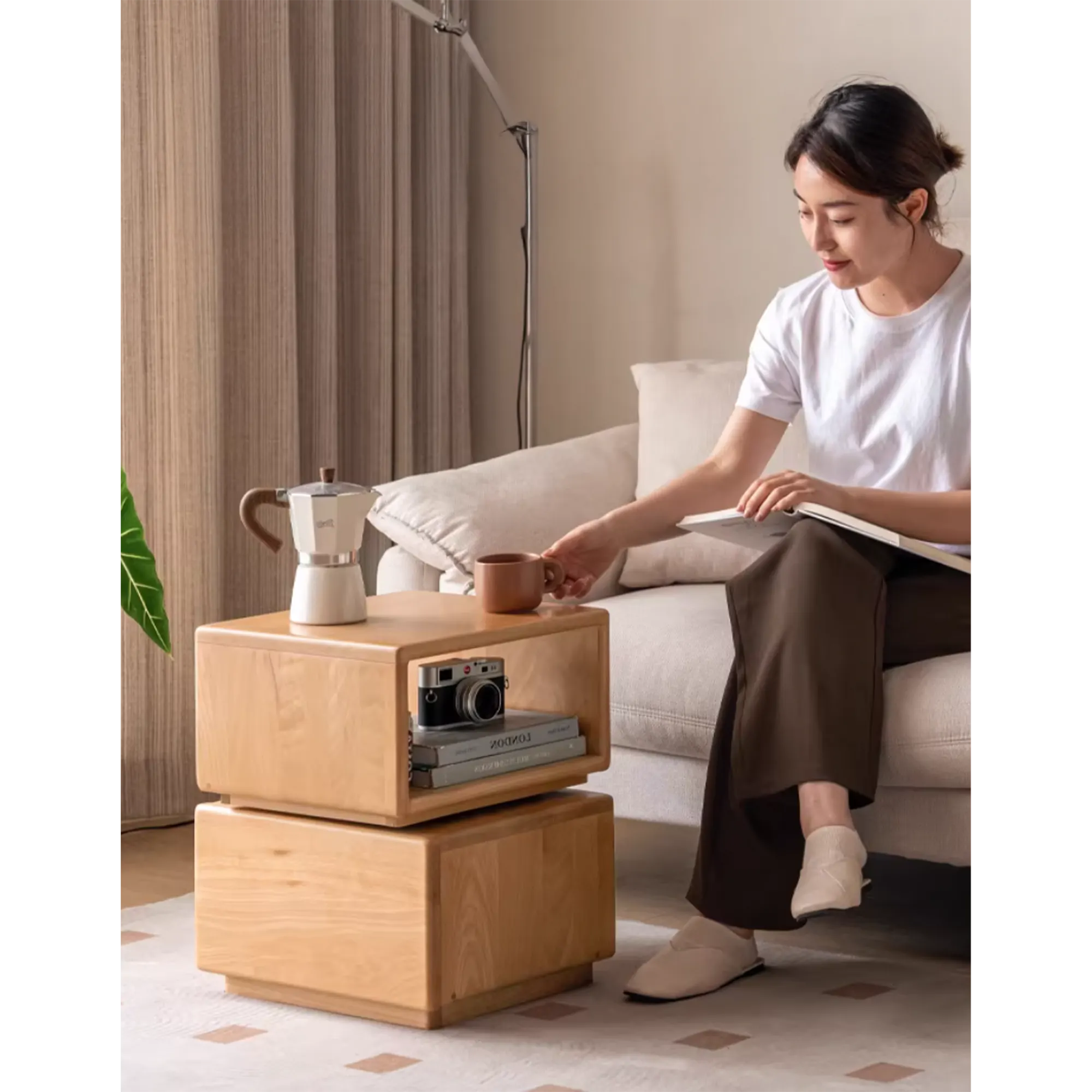 Panto Swivel Side Table - 14