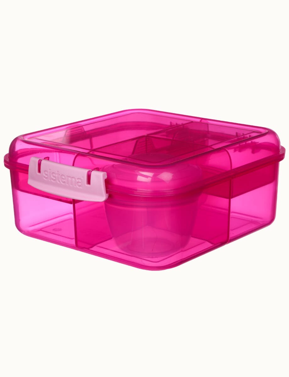 Sistema To Go Bento Cube Pink - 1 ea