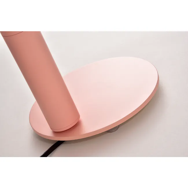 Hilda Table Lamp - Pink - 6 - Modern minimalist design, soft pastel pink color, cylindrical shape, sleek and elegant, round