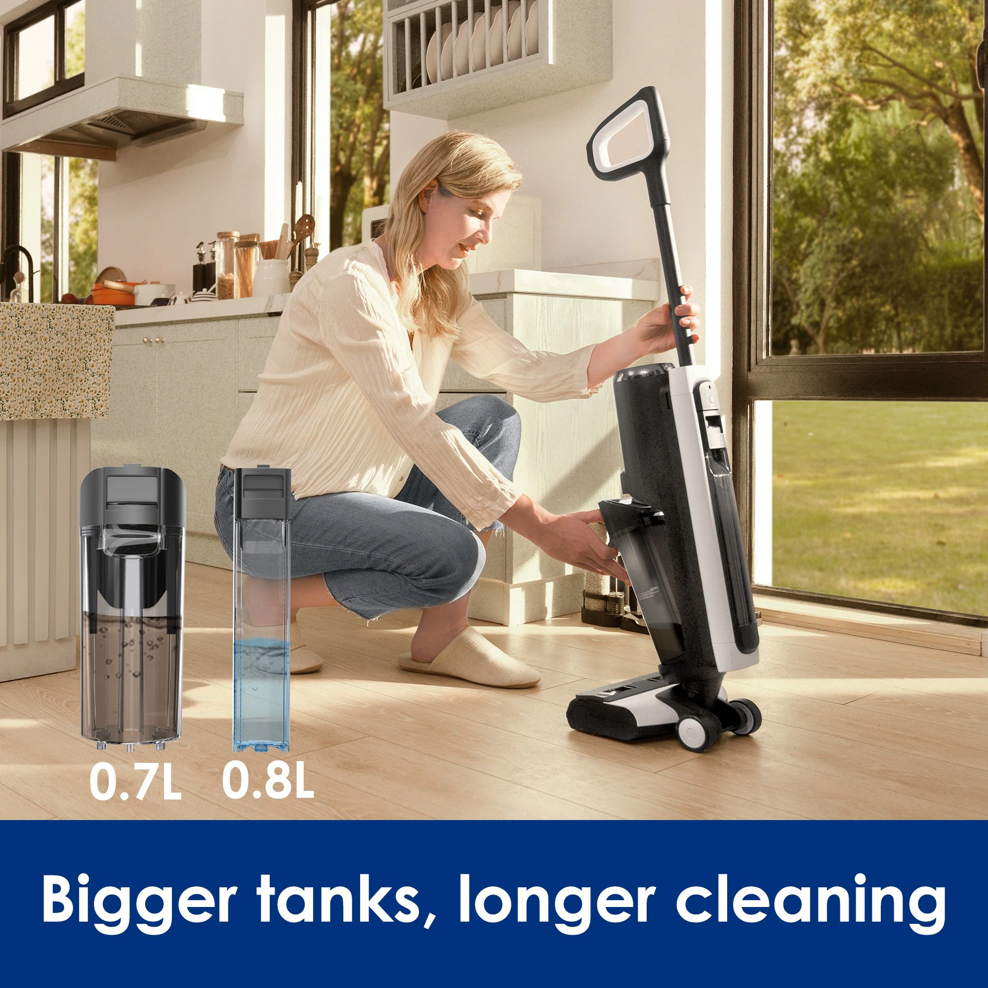 Tineco Floor One S5 Smart Cordless Wet Dry Vacuum Cleaner, Tineco Wet