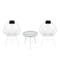 Acapulco 3-Piece Outdoor Side Table Set - White