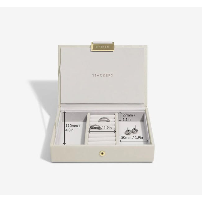 Stackers Mini Jewellery Box with Lid - Blush - 3