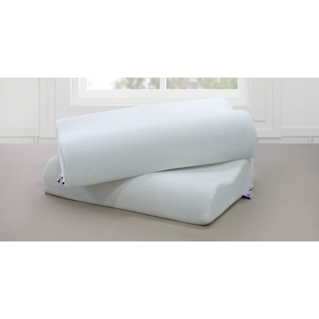 MaxCoil Alfa Contour Memory Foam Pillow - 1