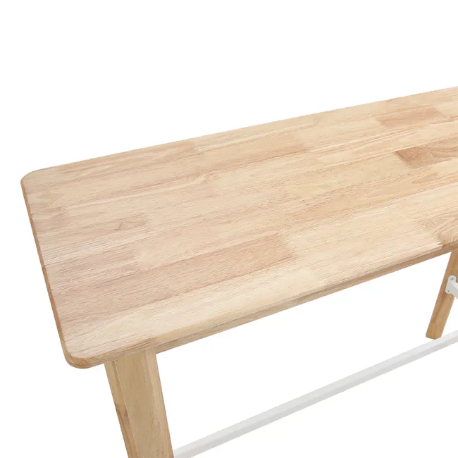 Doppi Bar Table 1.2m - Oak - 4