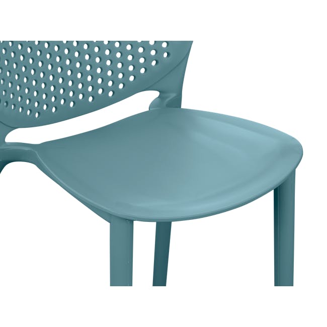 Roman Counter Chair - Ocean Blue - 2
