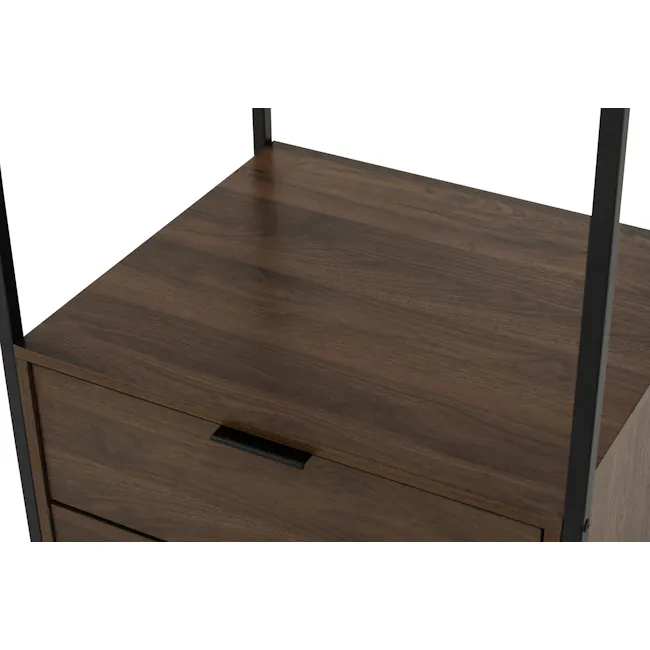 (As-is) Capri Open Wardrobe with 2 Drawers - 16