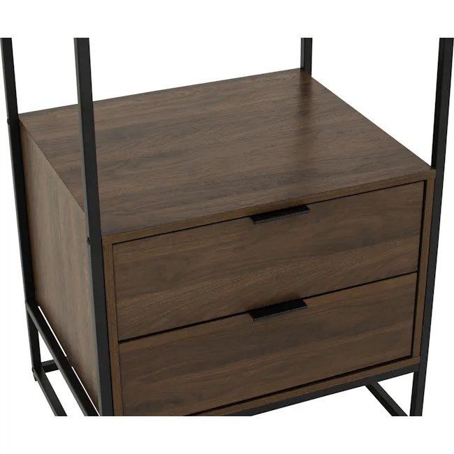 (As-is) Capri Open Wardrobe with 2 Drawers - 17
