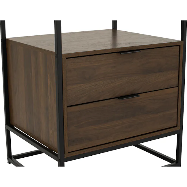 (As-is) Capri Open Wardrobe with 2 Drawers - 18