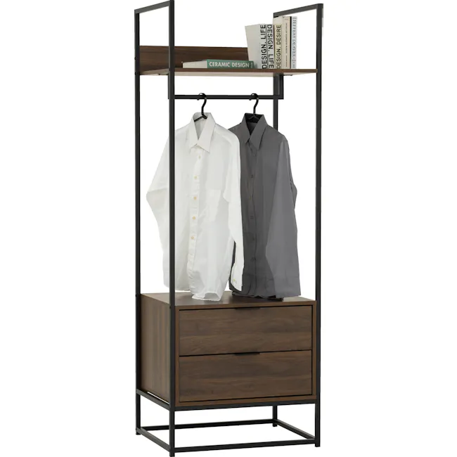 (As-is) Capri Open Wardrobe with 2 Drawers - 7