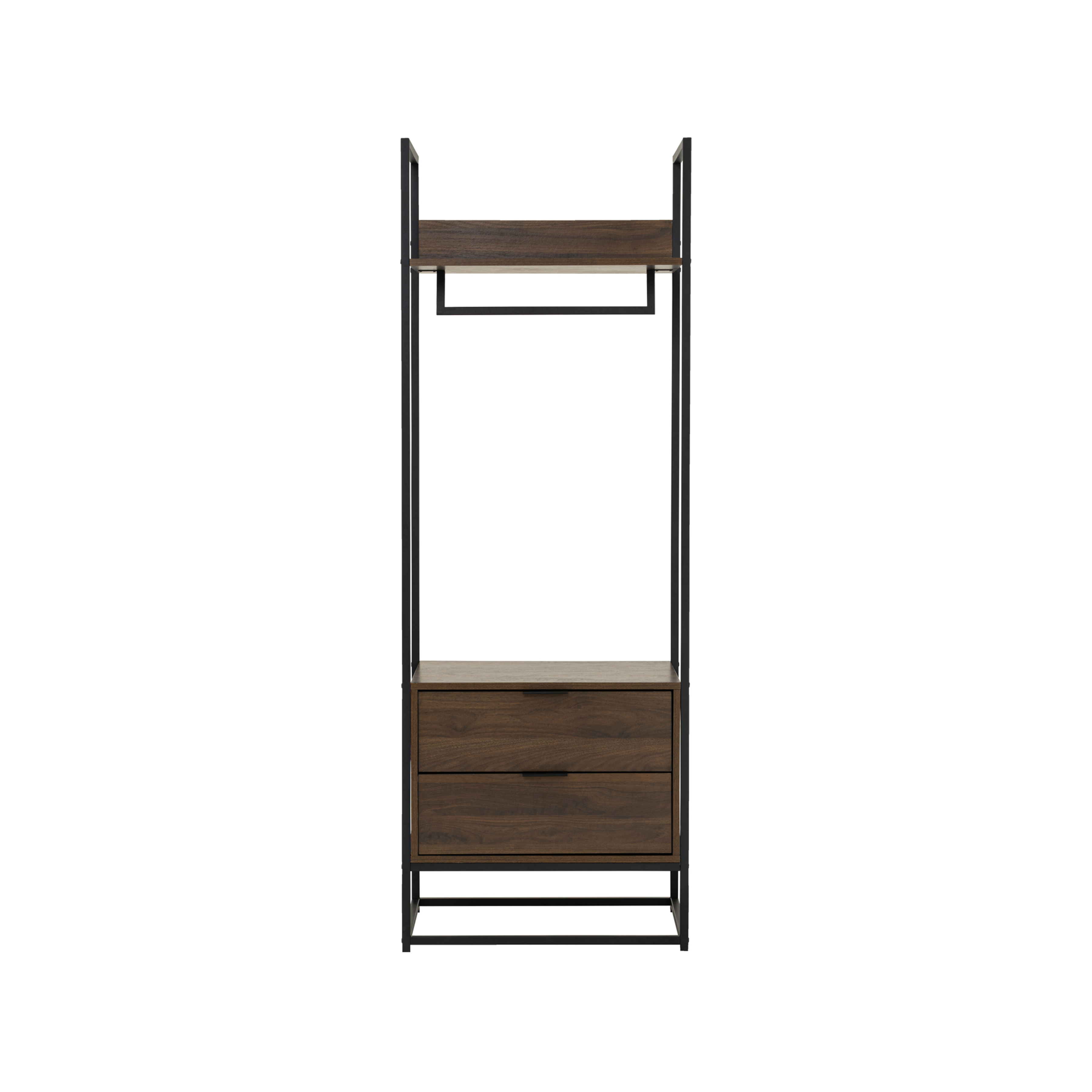 Capri Open Wardrobe with 2 Drawers