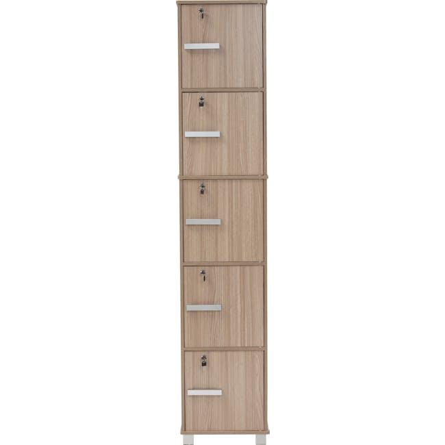 Naya 5 Door Cabinet - Ebonnese - 3