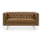 Cadencia 2 Seater Sofa - Tan (Faux Leather)
