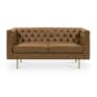 Cadencia 2 Seater Sofa - Tan (Faux Leather) - 13