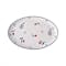 Table Matters Rose Sweet Hand Painted Oval Shaped Plate - 0