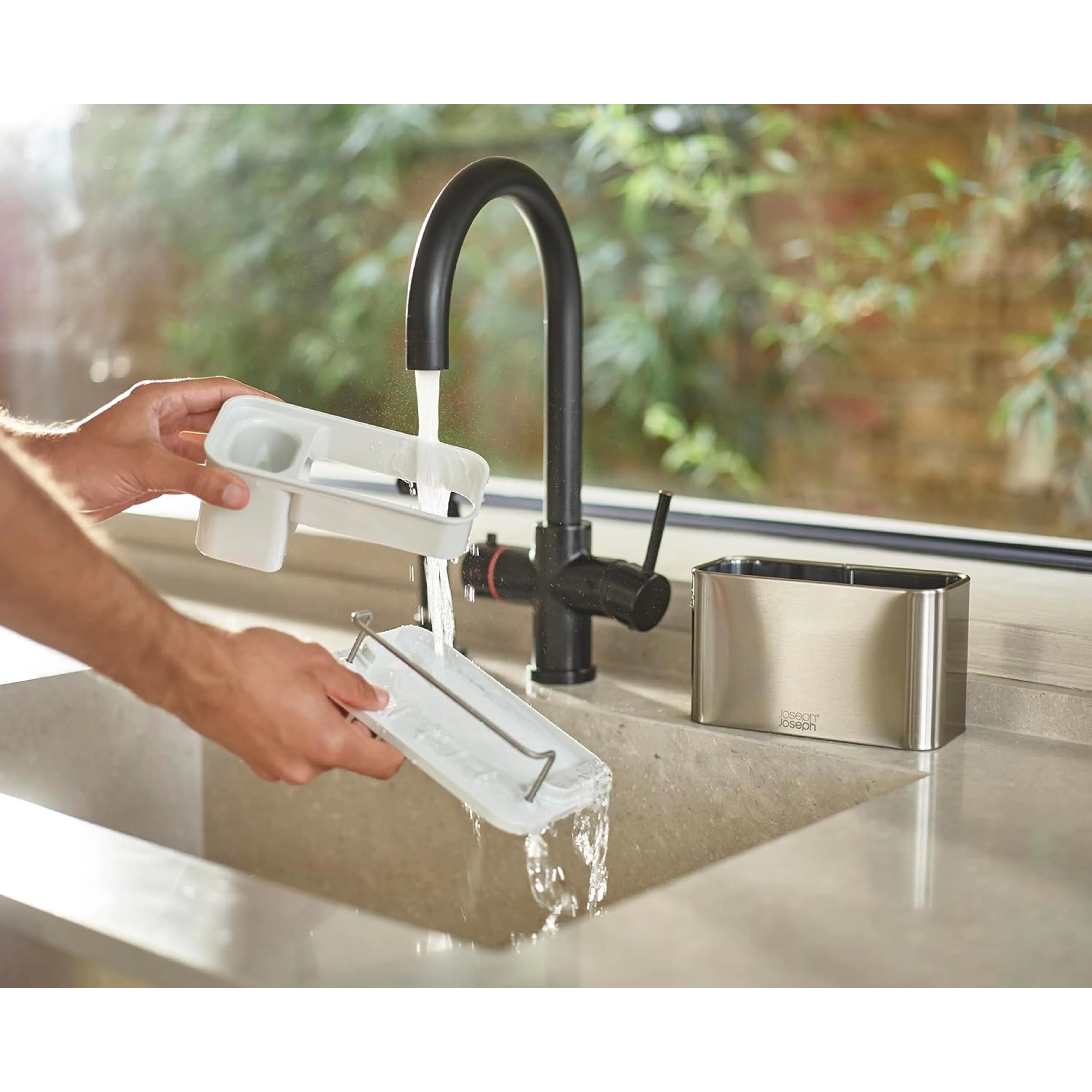 Joseph Joseph Surface™ Stainless-steel Sink Tidy - 9