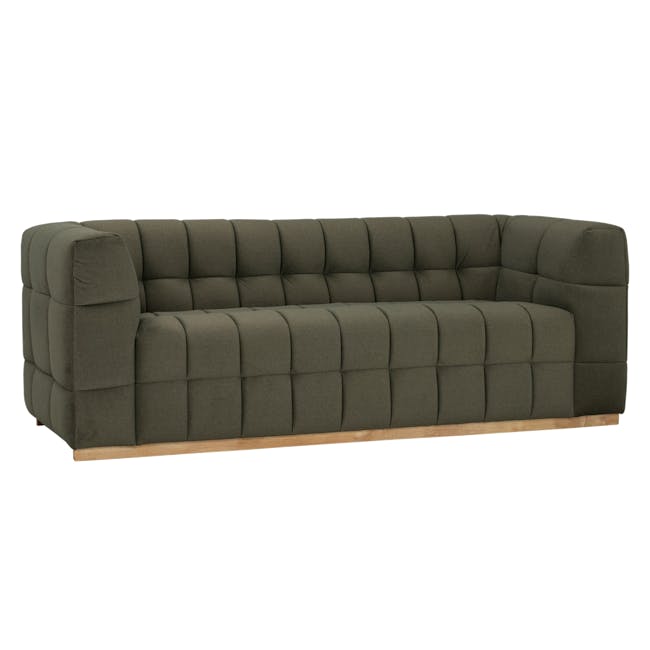 Moma 3 Seater Sofa - Dark Olive (Pet Friendly) - 3