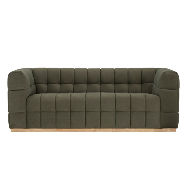 Moma 3 Seater Sofa - Dark Olive (Pet Friendly) - 1