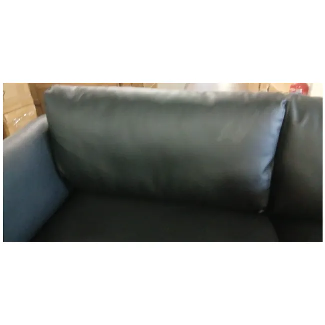(As-is) Bentley 3 Seater Sofa - Jet Black (Faux Leather) - 28 - 3