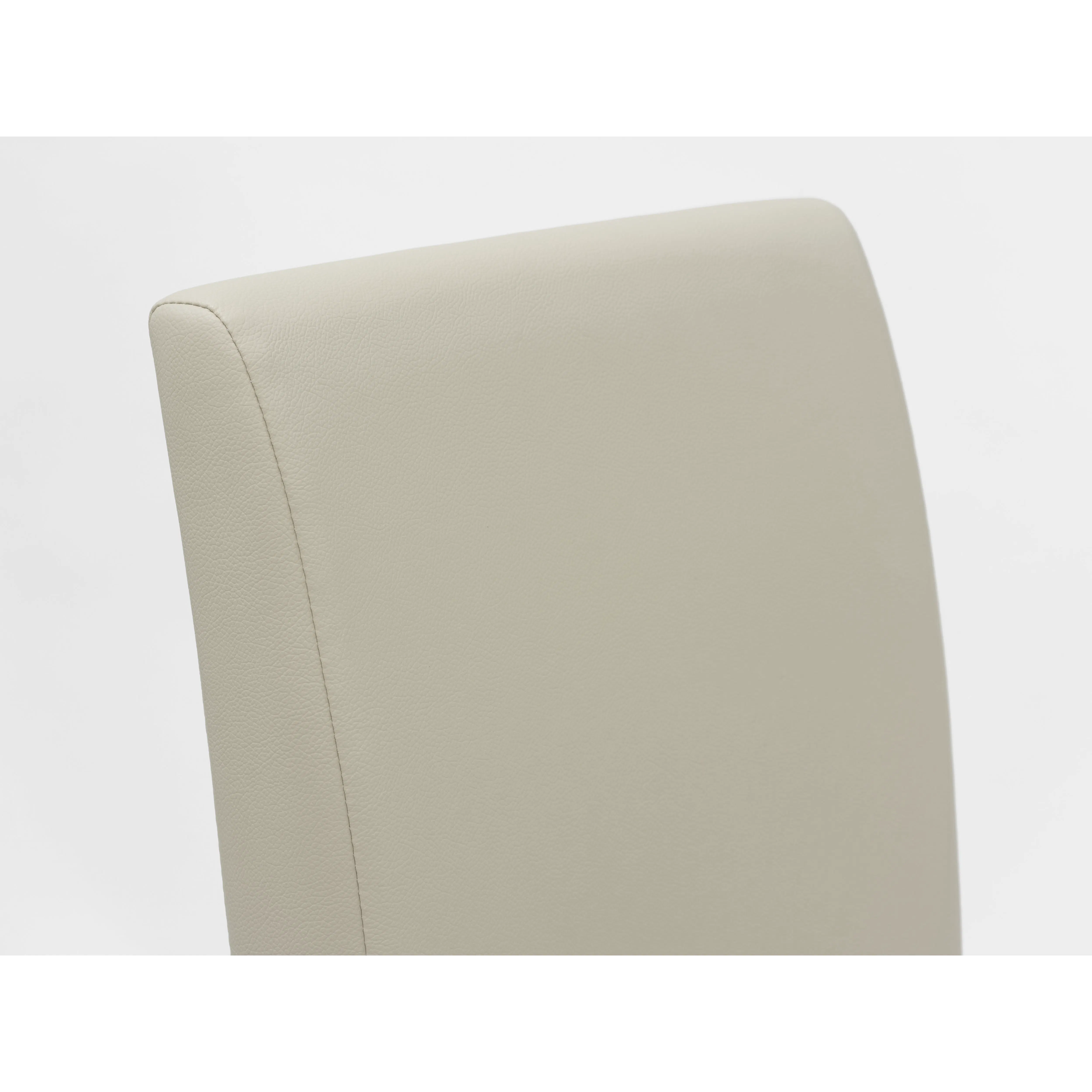 (As-is) Dahlia Dining Chair - Cocoa, Taupe (Faux Leather) - 3 - 12