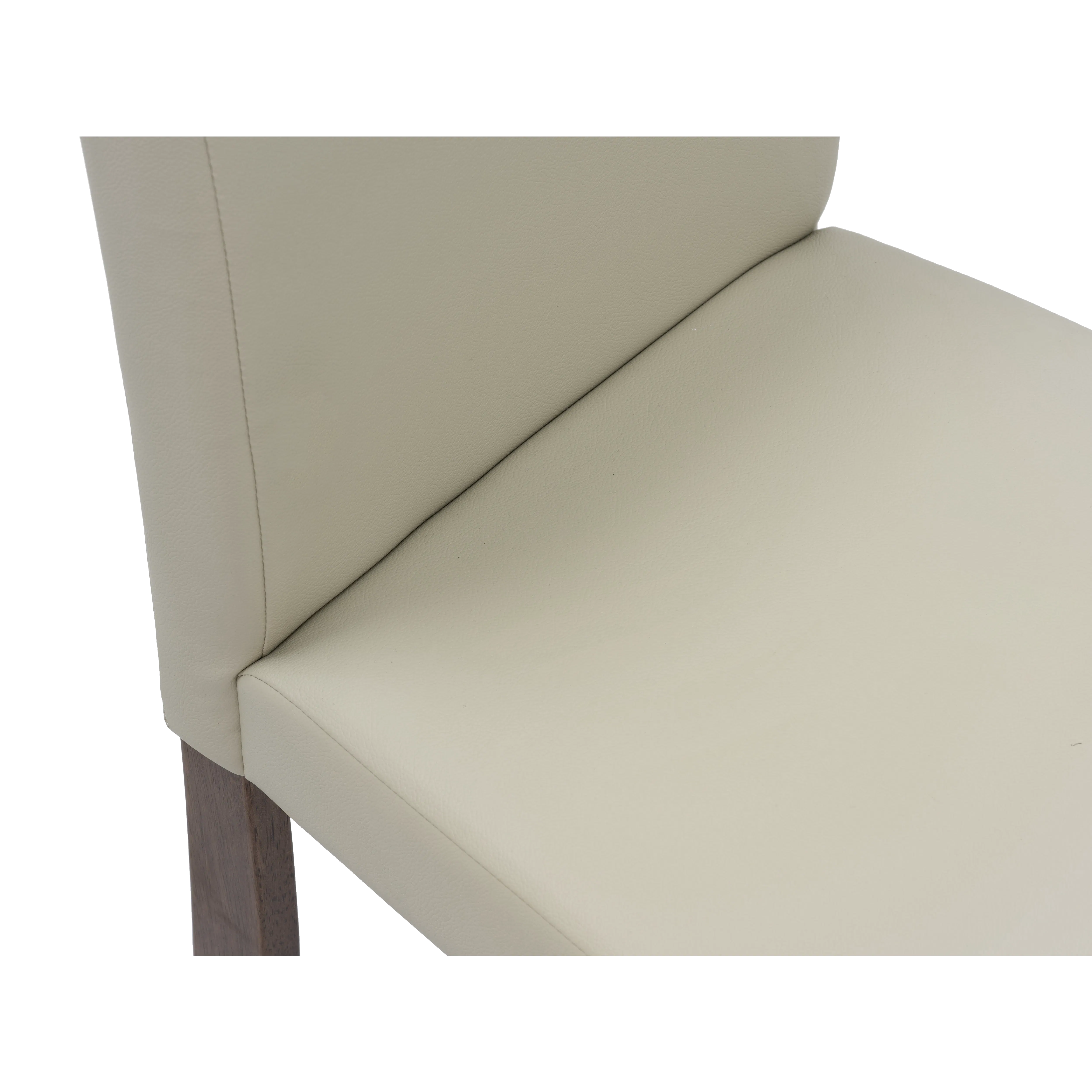 (As-is) Dahlia Dining Chair - Cocoa, Taupe (Faux Leather) - 3 - 13
