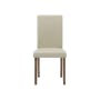 Harold Extendable Dining Table 1.2m-1.5m in Cocoa with 4 Dahlia Dining Chairs in Taupe - 10