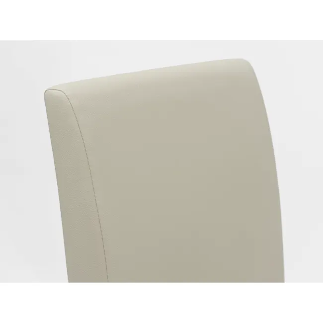 Dahlia Dining Chair - Cocoa, Taupe (Faux Leather) - 6 - Leather, cushion, upholstery, fabric, leatherette, textured, smooth